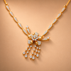 14 Kt Gold Diamond Necklace 4.43 carats