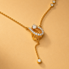 14 Kt Gold Diamond Chain - 0.600 ct