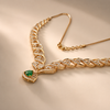 14 Kt Gold Diamond Necklace 2.955 carats