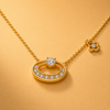 14 Kt Gold Diamond Chain - 1.11 ct