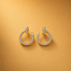 14 Kt Gold Diamond Earring - 0.480 ct