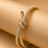 14 Kt Gold Diamond Bracelet - 0.390 Ct