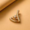 14 Kt Gold Diamond Pendant - 0.320 Ct