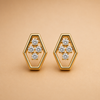 14 Kt Gold Diamond Earring - 0.190 ct