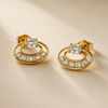 14 Kt Gold Diamond Earring - 1.01 ct