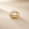 14 Kt Gold Diamond Earring - 1.01 ct