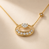 14 Kt Gold Diamond Chain - 1.11 ct