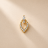 14 Kt Gold Diamond Earrings - 0.270 ct
