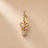 14 Kt Gold Diamond Earrings - 0.600 ct