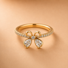 14 Kt Gold Diamond Ring - 0.79 Ct
