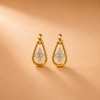 14 Kt Gold Diamond Earring - 0.180 ct