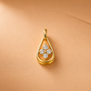 14 Kt Gold Diamond Pendant - 0.200 Ct