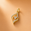 14 Kt Gold Diamond Pendant - 0.160 Ct