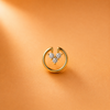 14 Kt Gold Diamond Earring - 0.250 ct