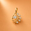 14 Kt Gold Diamond Pendant - 0.290 ct